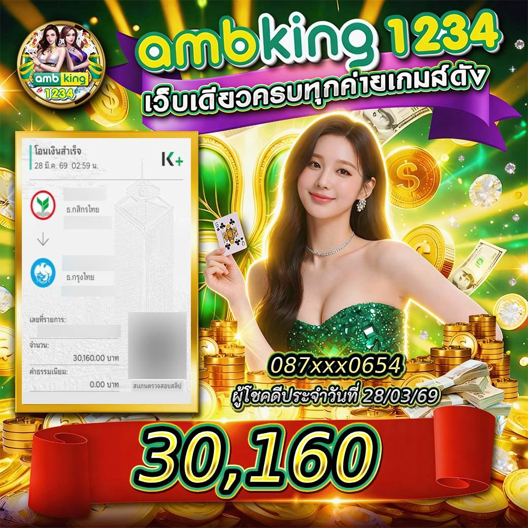 ผู้โชคดีประจำวันที่ 28/03/69